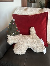 Pottery Barn Disney Holiday pillow gift party Dog Birthday teen plaid lab dorm -