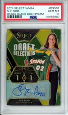 2024 Select WNBA DSSSB Sue Bird Black Gold 5/5 PSA 10