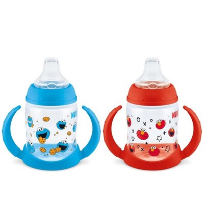 NUK Learner Cup 5oz Pack of 2 Sesame Street Elmo and Cookie Monster Sealed NEW