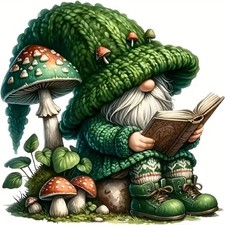 5D Gnome Diamond Art Painting Kits for Adults,Spring Gnome Diamond Painting Kits