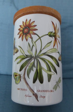 Vintage Portmeirion Botanic Garden African Daisy Storage Jar 1972  Made in UK