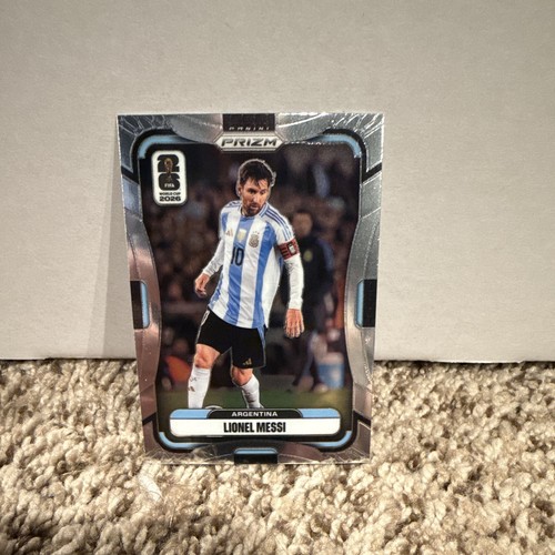 Panini Prizm World Cup 2026 Lionel Messi Argentina #10 Base Soccer Card