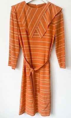 VINTAGE 70s PIERRE CARDIN Paris Coordination Dress - Wool Silk Blend - Mod Rare