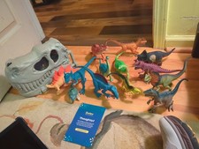 Boley Dinosaurs 12 Dinosaurs With a A Carrying Case
