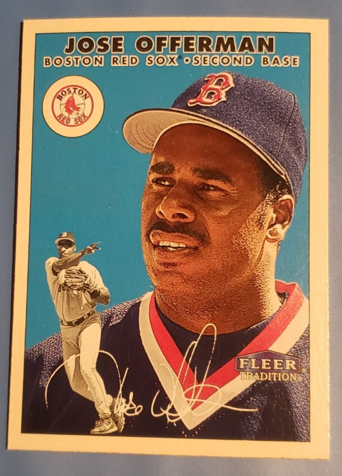 2000 Fleer Tradition #373 Jose Offerman 2B Boston Red Sox     ***40% OFF 2+