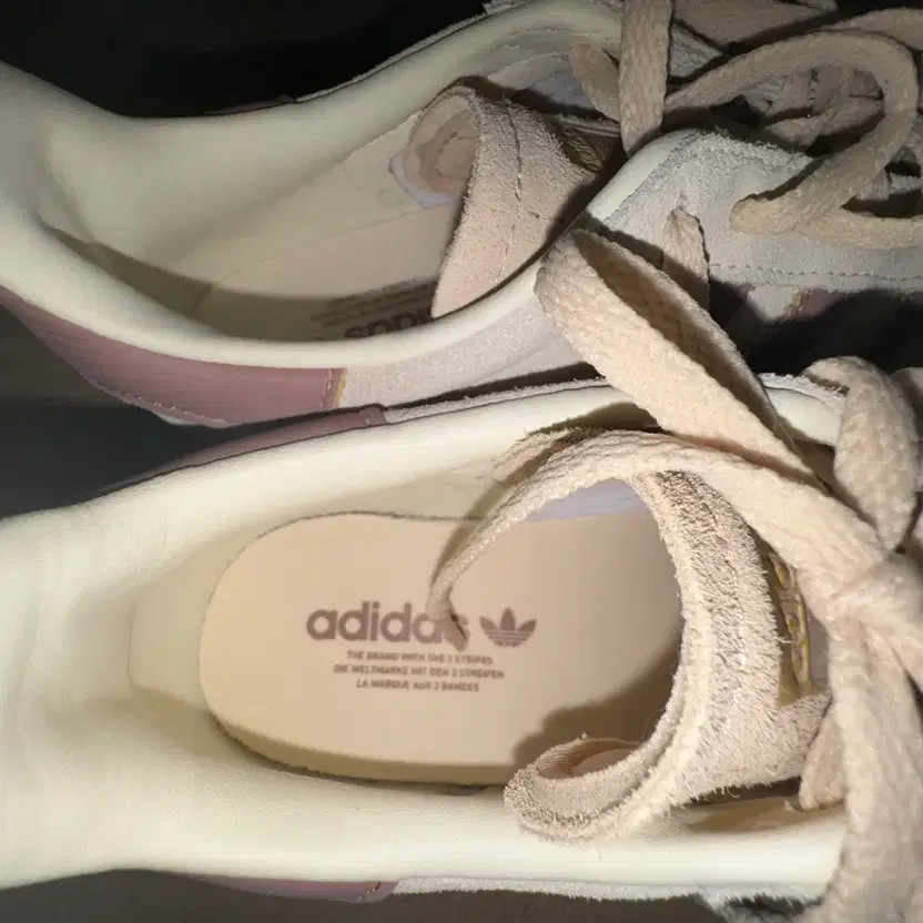 Adidas Gazelle Bold Sneakers, Cream & Pink, Size 220 thumbnail 5