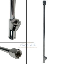 Amflo 1/4" NPT 12" Long Straight On Dual Foot Truck Tire Air Hose Chuck