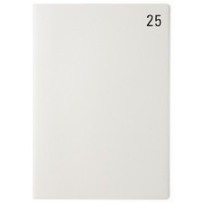 Laconic 2025 A5 Monthly Planner, White, LAMD86-180WH Starts December 2024 