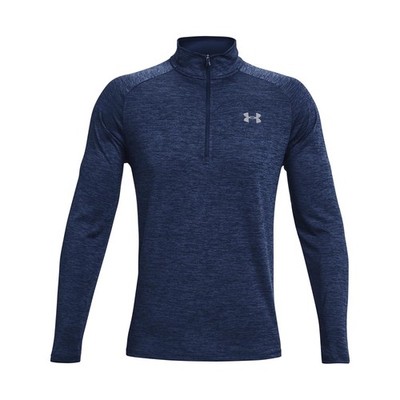 Under Armour Men Tech 2.0 1/2 Zip, vielseitiges Warm Up Top für M, Academy/Steel 