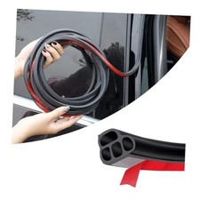 32.8FT Car Door Seal Strip,Rubber Two Layer L-Shape Car Door Weather Stripping