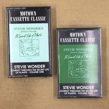 STEVIE WONDER Cassette Tape Funk Soul SECRET LIFE OF PLANTS RARE MOTOWN REISSUE