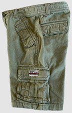 VTG 2004 GAP KIDS Durable Goods Cargo Pocket Bermuda Shorts 5T 5 Yrs Moss Green