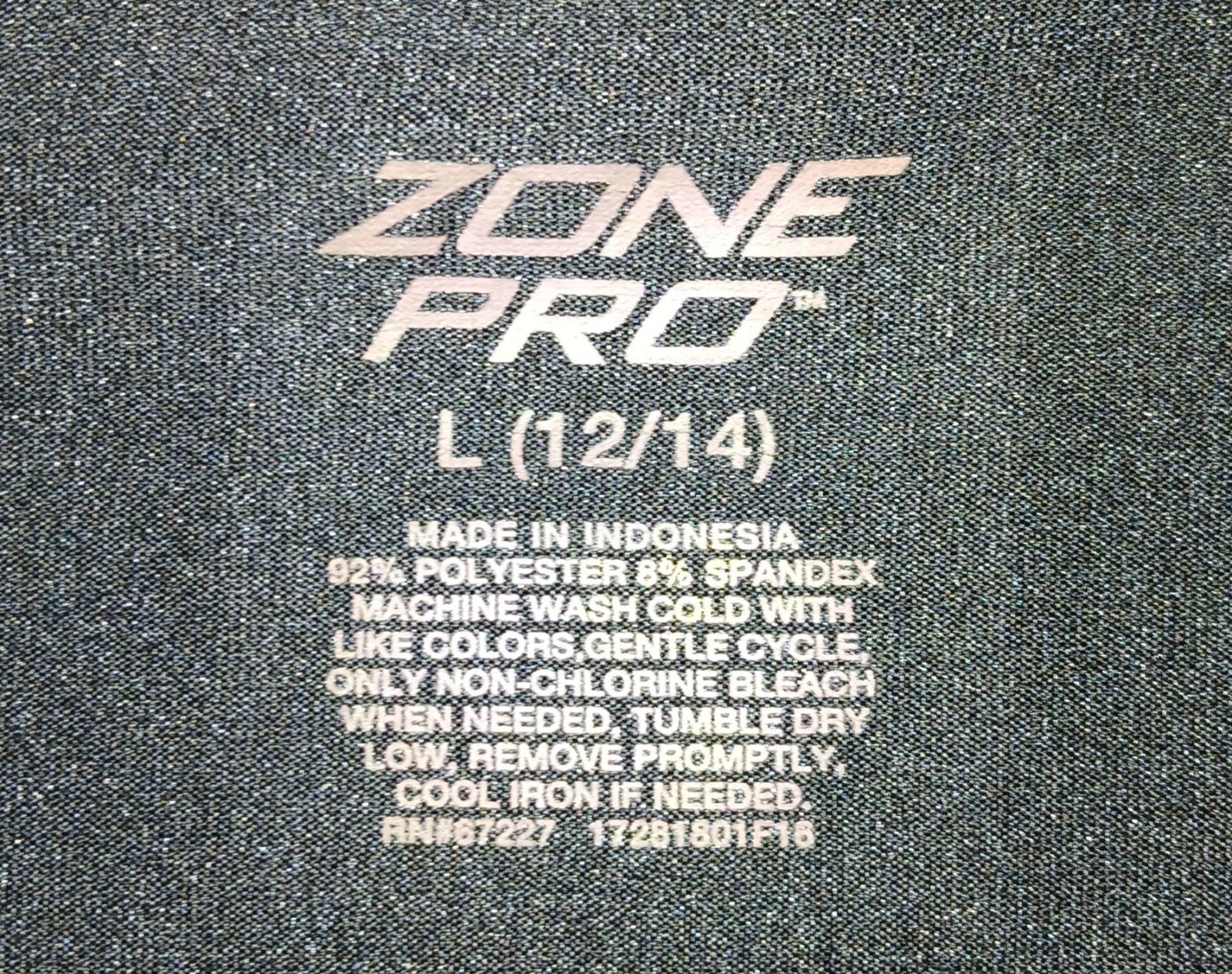 Boy's NWT Zone Pro Long Sleeve Shirt, Sz. 12-14 -Very Nice! image 2