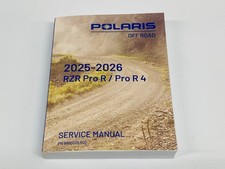 2025-2026 Polaris RZR Pro R / 4 Seat Service ...