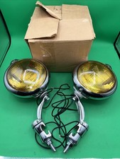 Reo Script Vintage Unity Fog Driving Lights Working Condition Nos With Box!!