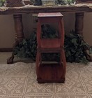 Vintage Unique Shelf Stand Wood 3 Tier Farmhouse Cottagecore Rustic Decor — photo 2