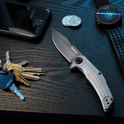 Kershaw Believer Framelock Folding Knife 3.25'' 8Cr13MoV Steel Blade - 2070
