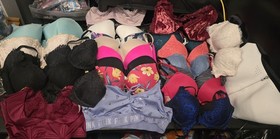 HUGE Victoria's Secret Lot Pink Bras Pants Hoodies Plus La Senza Items