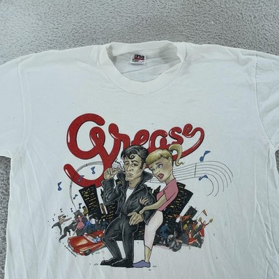 Vintage 1994 Grease Shirt Mens Large Movie Musical Danny Sandy Cartoon Tee 90s