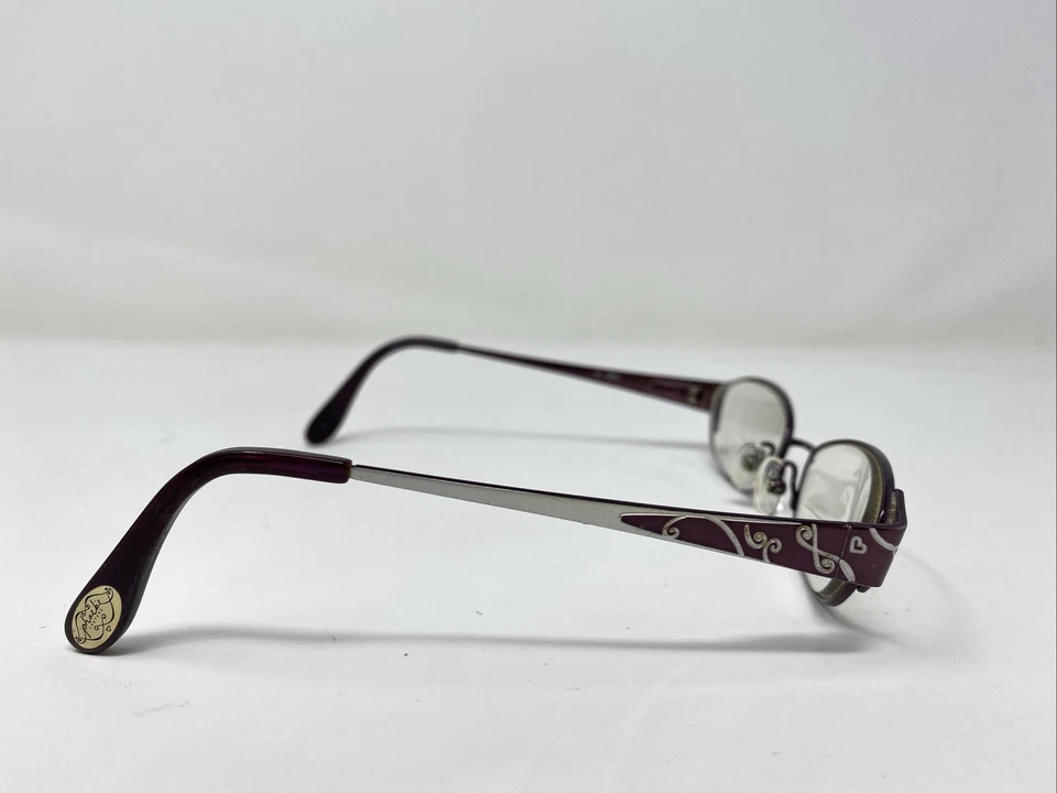 Marco de gafas Phoebe Couture P235 PUR 49-17-130 de borde completo de metal púrpura WX96 Foto 4 de 4