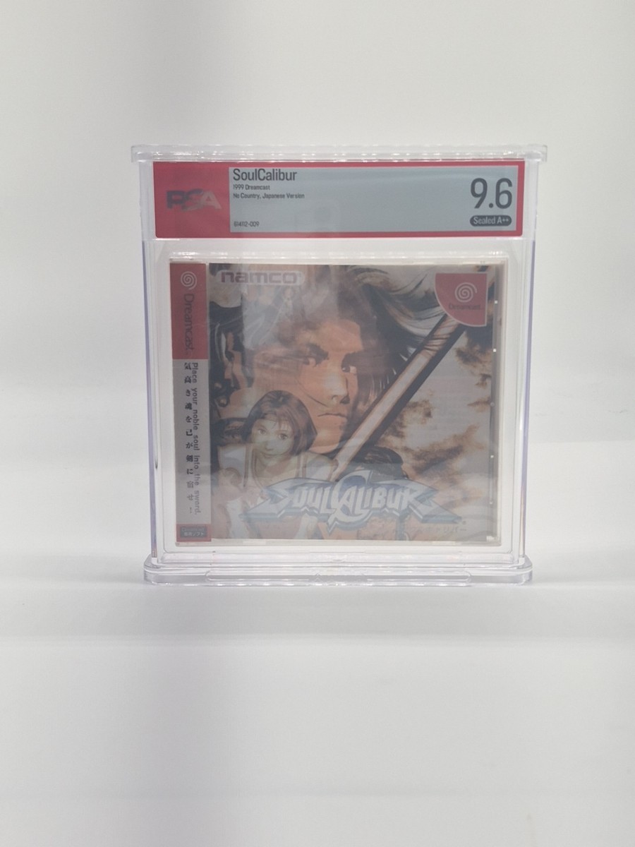 SoulCalibur Dreamcast PSA 9.6 A++ NTSC-J Japan Import Sealed