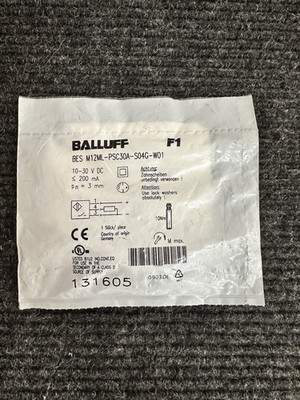 Balluff BES M12ML-PSC30A-S04G-W01 Proximity Sensor 10-30VDC