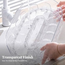 Kühlschrank Drehteller Organizer Transparent Design Drehfach Drehteller