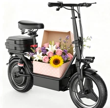 Electric Scooter Adults 14"Kick Foldable E-Scooter 1500W 25MPH 35Mile with Seat