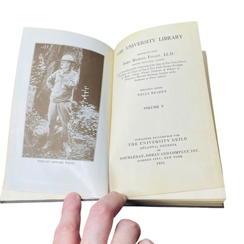 THE UNIVERSITY LIBRARY 4 Volume Partial HC BOOK Set 1931 John Huston Finley NY - Picture 10 of 24