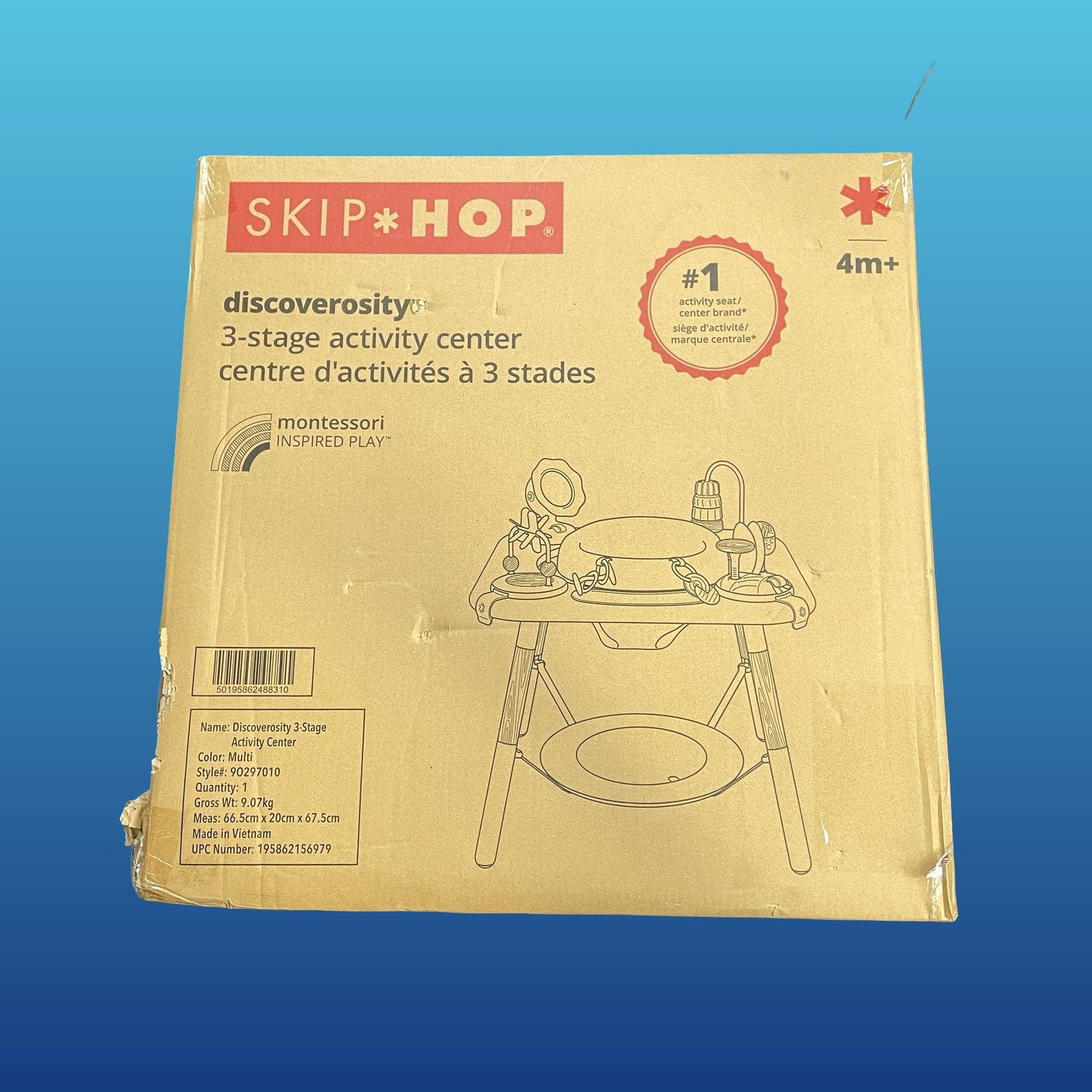 Skip Hop Discoverosity 3-Stage Activity Center & Play Table 4m+ 90297010 #DB6979
