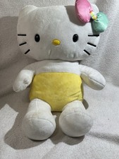 Build A Bear BAB Hello Kitty Summertime 18" Plush Stuffed 2023 White Yellow