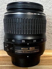 Nikon DX AF-S NIKKOR 18-55mm f/3.5-5.6GII ED Zoom Lens Nikon F 52mm