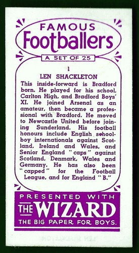 THOMSON - FAMOUS FOOTBALLERS (25) - PICK THE CARDS YOU NEED - Picture 3 of 51