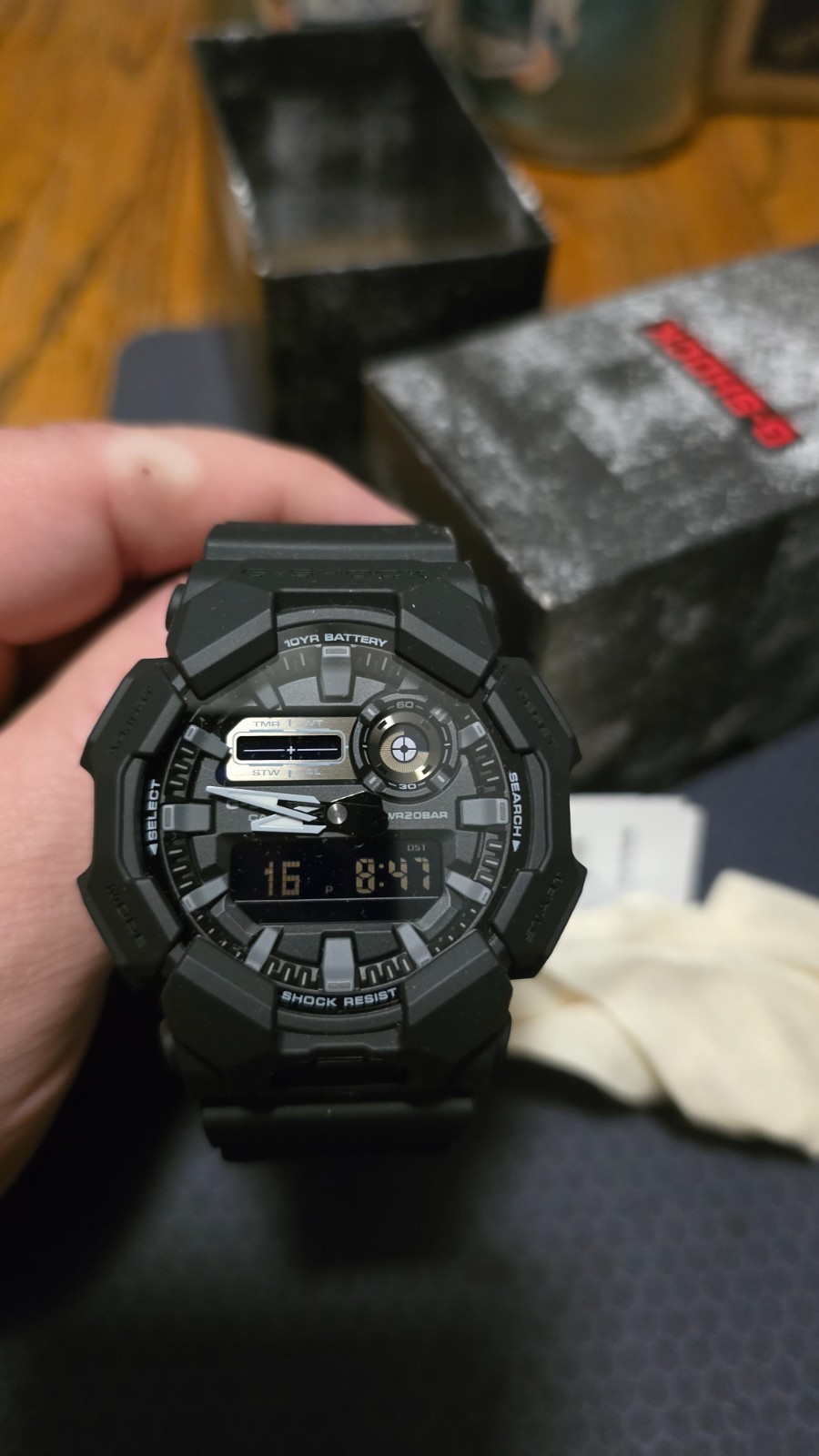  5735 New Casio Mens G-Shock GA-010-1A1CR.  Brand - vintagewatches.pk