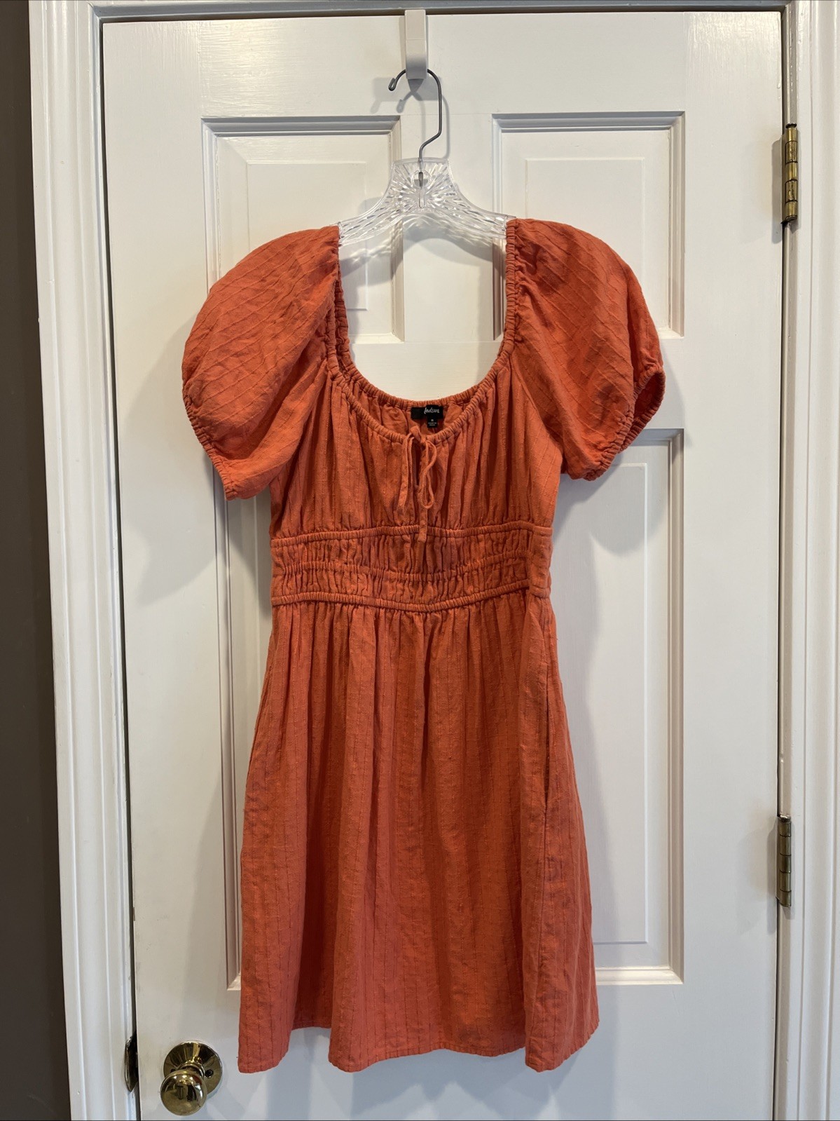 Madewell Burnt Orange Dress Size Medium