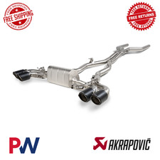 Akrapovic Evolution Line Cat-Back Exhaust For 20-24 BMW M8 / Competition F91,F92