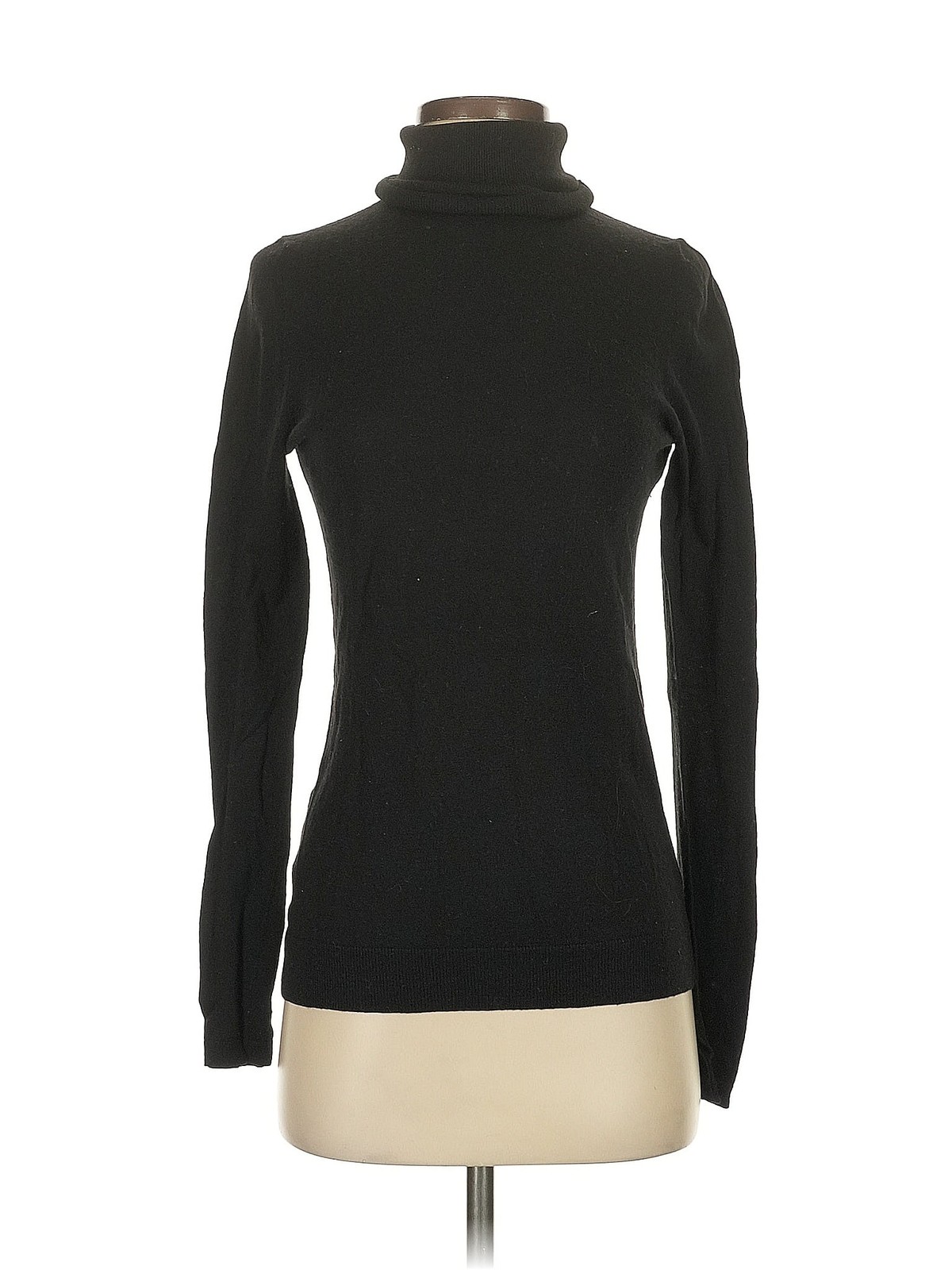 Ann Taylor Women Black Turtleneck Sweater S