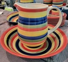 SWIRL Hand Painted Dinnerware. Multiple Pieces.  You Pick. Used Condition.