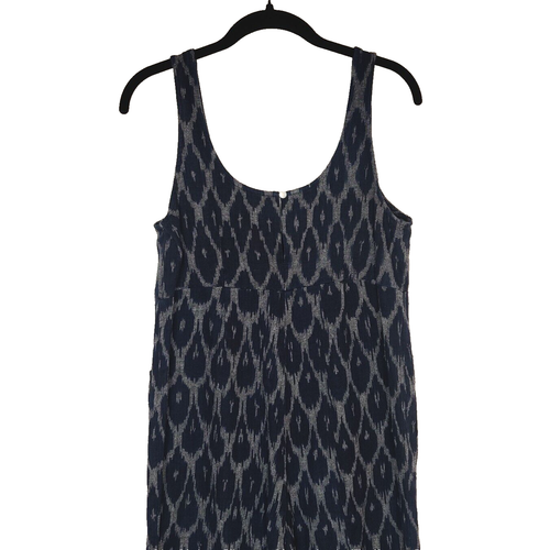 Outerknown Womens Cropped Wide Leg Jumpsuit Size XS Ikat Vacation Resort Beach - Picture 9 of 18
