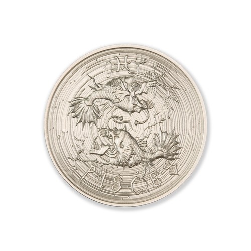 PISCES - ZOMBIE ZODIAC SERIES 1 OZ SILVER ROUND IN CAPSULE