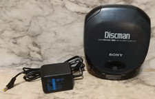 Vtg SONY DISCMAN D-151 Mega Bass Compact Disc Player AC Adapter - Parts/Repair