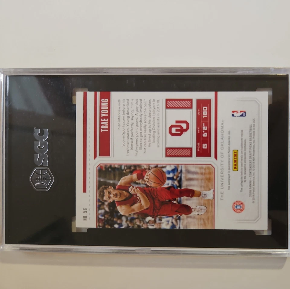 2018-19 Panini Contenders R/C Trae Young Autographed Playoff Ticket 14/15 - Image 4 of 4