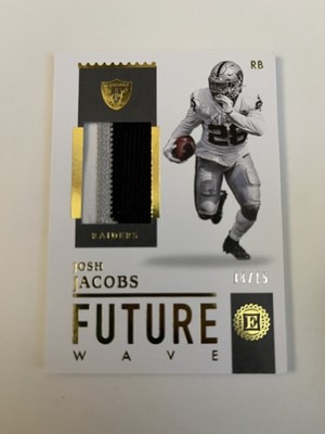 2020 Panini Encased - Future Wave Materials Josh Jacobs #FW-3 Gold /15