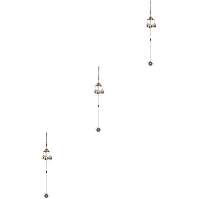 3 Count Glöckchen Deko Windglocke Hanging Dekoration Windspiele Für Zu Hause