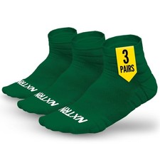 NXTRND 3 Pairs Compression Running Socks for Men, Cushion Athletic Ankle Sock...