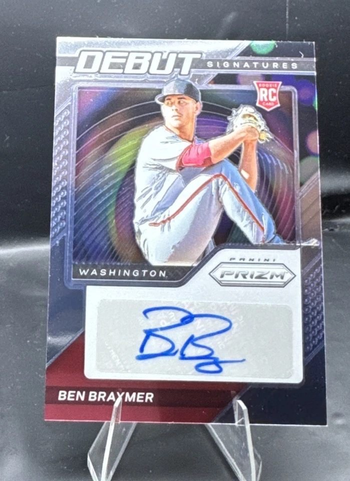 2021 Panini Prizm - Debut Signatures Ben Braymer #DS-BE (AU, RC) - Image 3 of 3