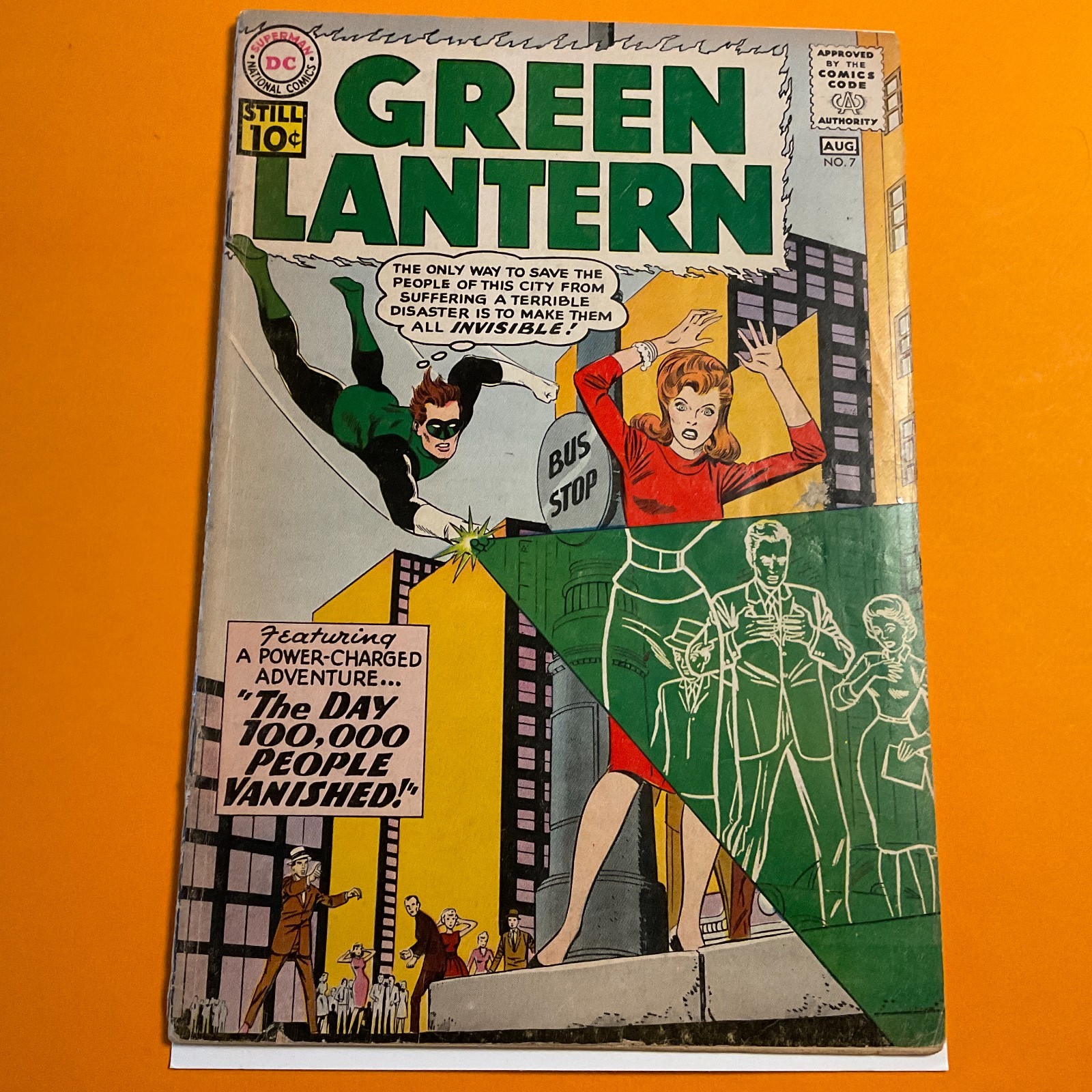 Green Lantern #7 1st appearance of SINESTRO 1961 Low Grade copy