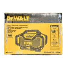 DEWALT DCR025 20V MAX Corded/Cordless Bluetooth Jobsite Radio  Battery Charger