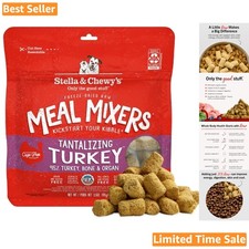 Nutrient-Rich Freeze-Dried Turkey Meal Mixers - Organic & Grain-Free - 3.5 oz 100.53 per pound