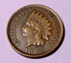 ■ 1905 INDIAN PENNY ONE CENT ☐ XF/AU